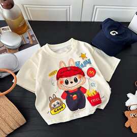 【可爱立体玩偶】儿童夏季新款卡通立体短袖宝宝休闲体恤洋气玩偶
