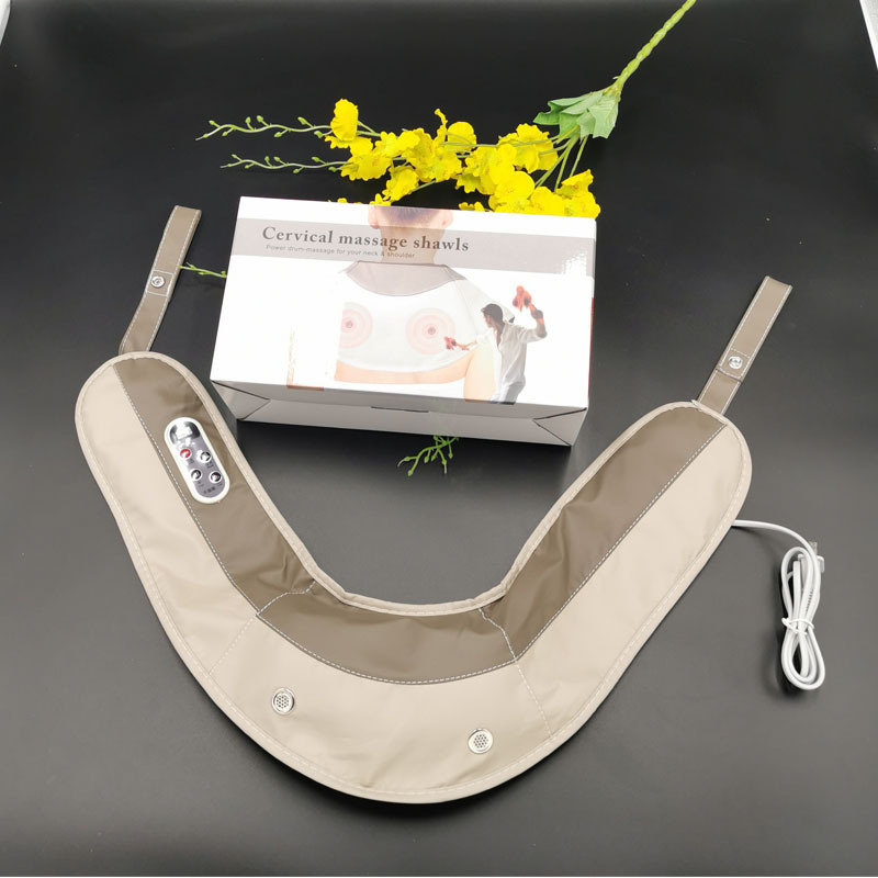 マッサージストール卸売り多機能頚椎首肩マッサージ器メーカー直販マッサージ加熱ストール保護脊椎|undefined