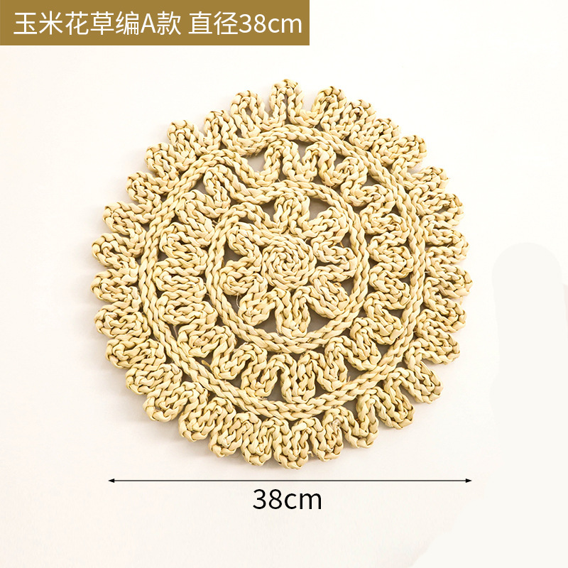 옥수수 꽃의 직경 38cm