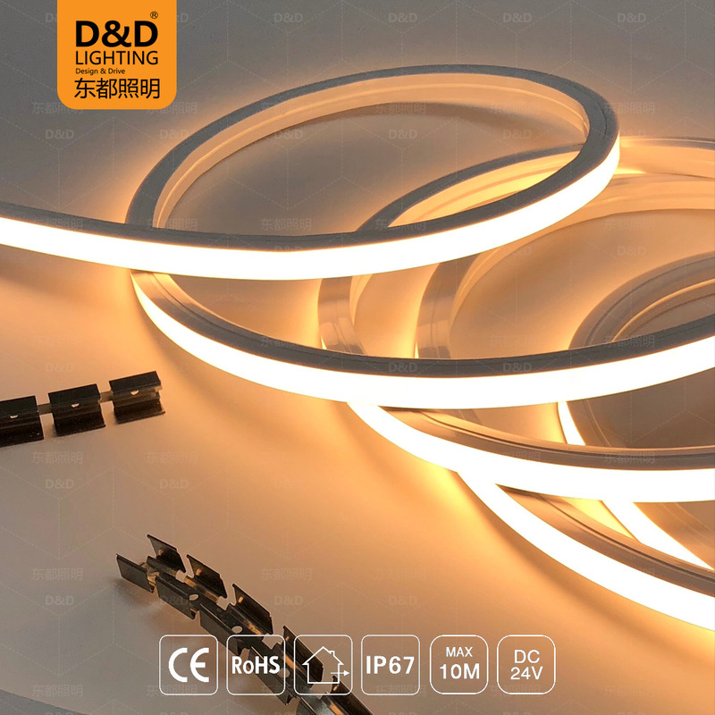 Low Voltage Led Light Strip, Any Bendable Pure Silicone Neon Light Strip, Corner Luminous Linear Light Strip, Engineering Neon Tube