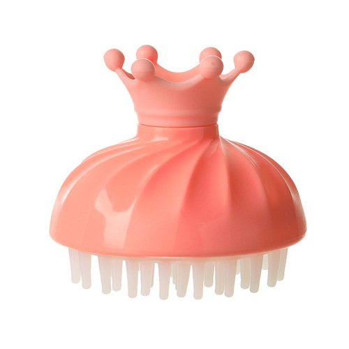 Crown Silicone Baby Shampoo Brush Soft Hair Baby Bath Bath Brush Bath Ball Artifact Newborn Massage Brush