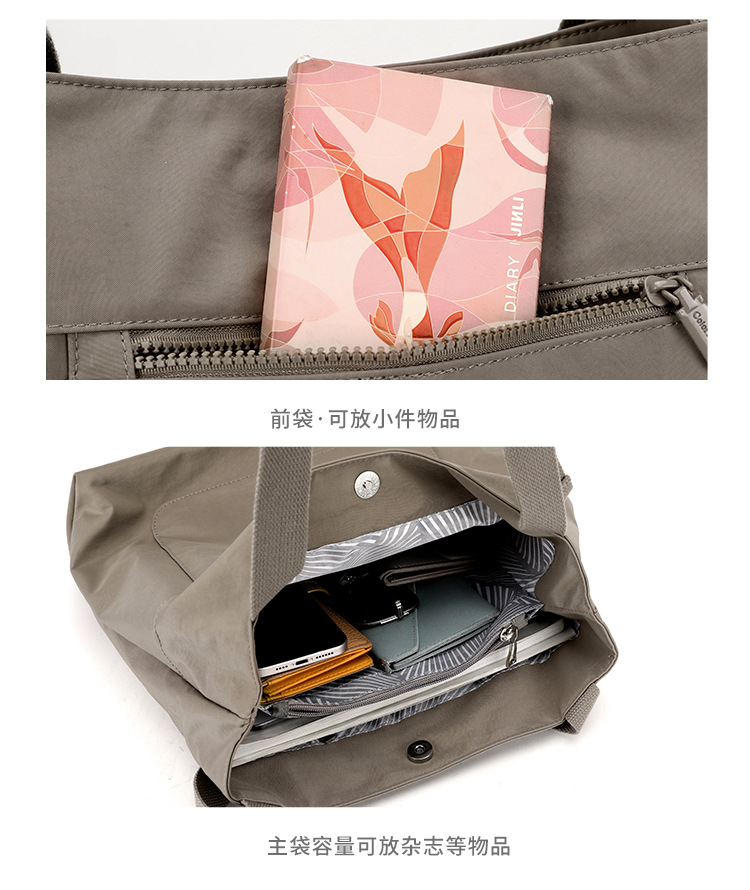 Colorful Fox's new 2025 versatile large-capacity tote bag for women's simple, casual and commuting single-shoulder mommy bag undefined