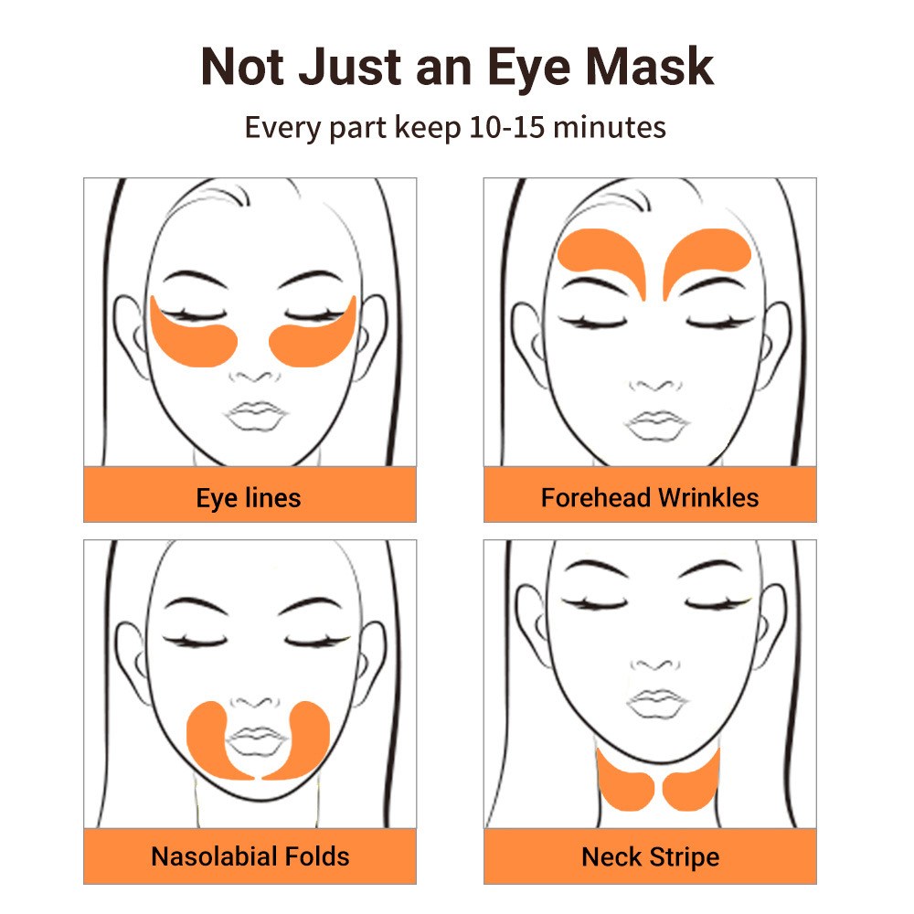 Maske für VC zur Aufhellung schwarzer Augen, aufhellende und feuchtigkeitsspendende Augenpflegeprodukte_voghion.com