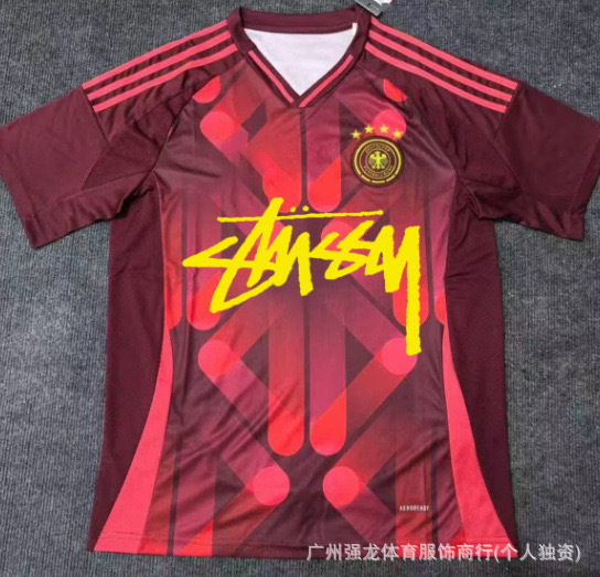 Stussy斯图西球衣弗拉门戈国米意大利纪念版葡萄牙日本短袖足球服|undefined