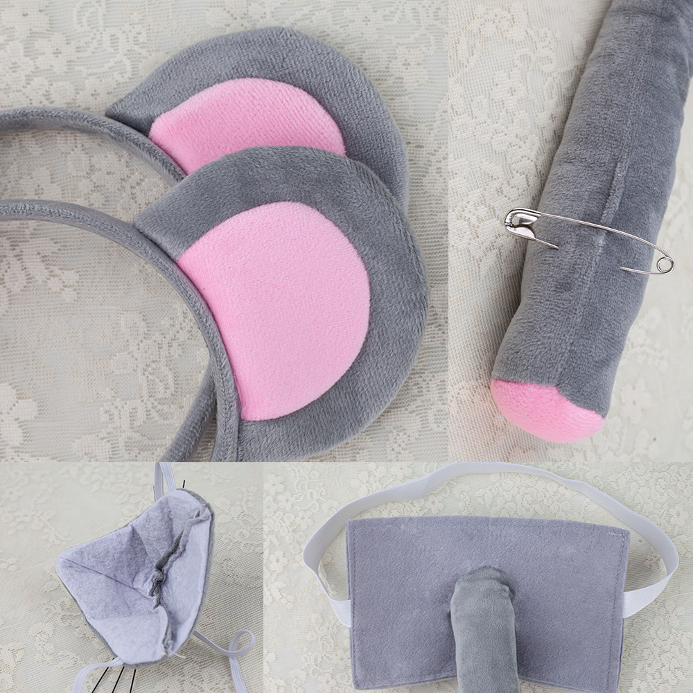 Nuevo tocado de animales de Halloween suministro transfronterizo Venta caliente diadema de ratón lindo Mickey Mouse diadema oreja