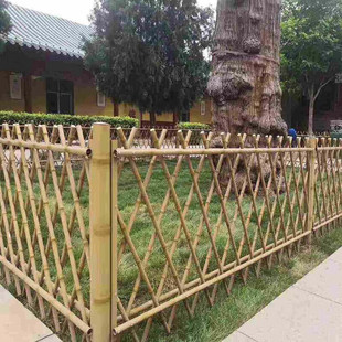 Longjiashang New Rural Stainless Steel Imitation Bamboo Joint Fence Park Lawn Fence Metal