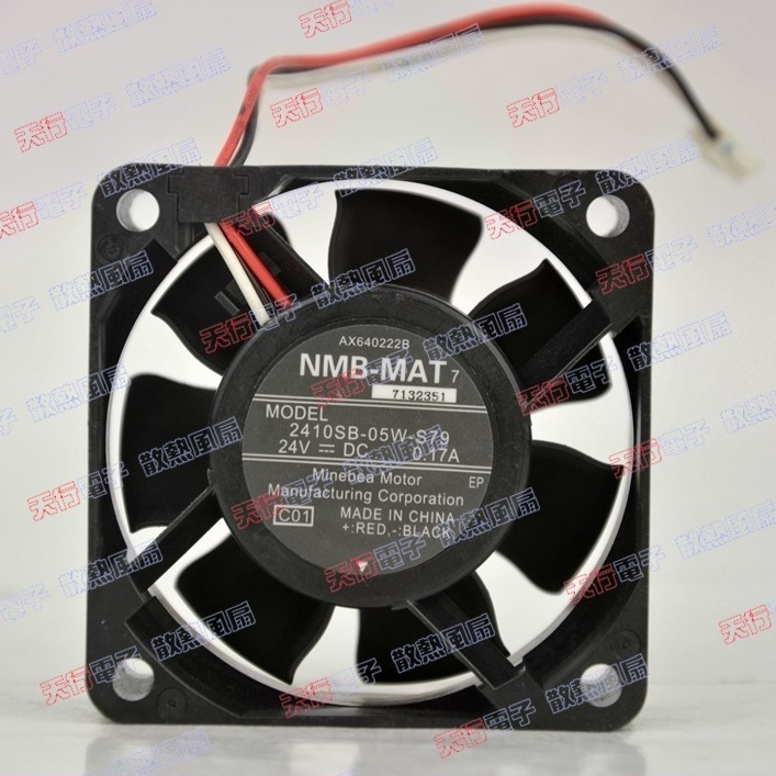 原装 NMB-MAT 6CM/6025 2410SB-05W-S79 24V 0.17A 投影机风扇