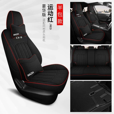 Cover, Modelə uyğun (Original) oturacaq örtükləri - sports-red-deluxe-edition-rear-half-pack-mazda-cx-5