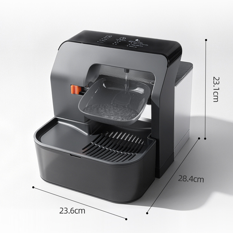 El nuevo dispensador de agua para mascotas con sensor inteligente no está enchufado, agua viva, filtro de circulación silencioso, bebedero automático para perros para gatos