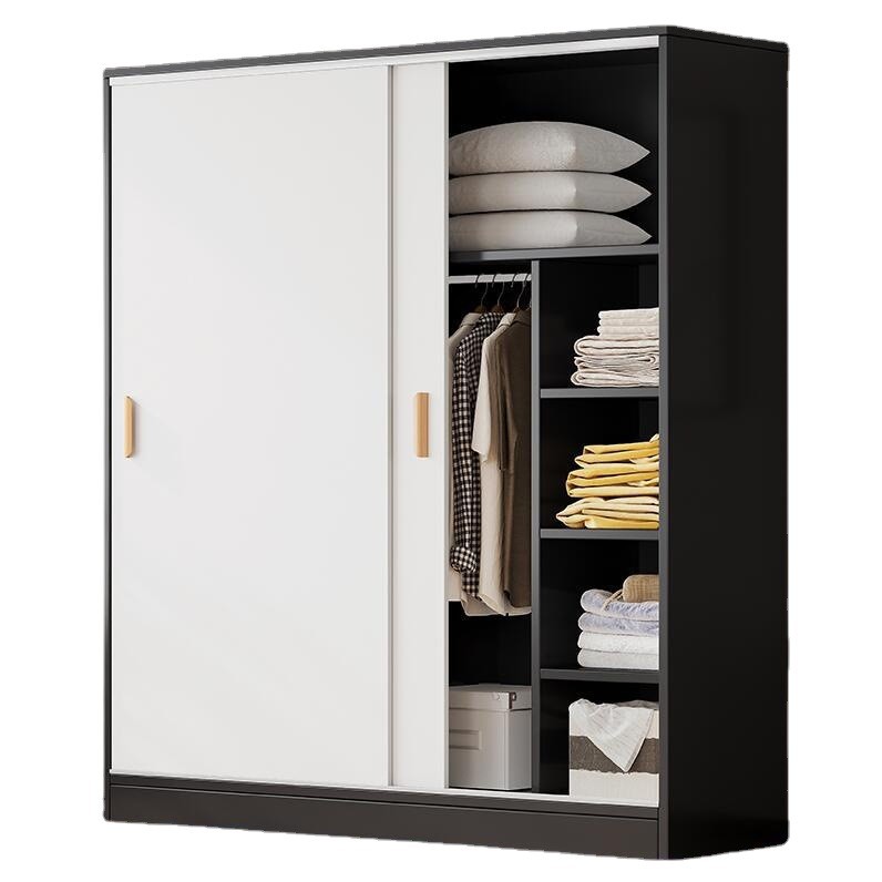 Sliding Door Wardrobe Bedroom Rental Room Modern Simple Simple Assembly Storage Small Apartment Cabinet Wardrobe Storage