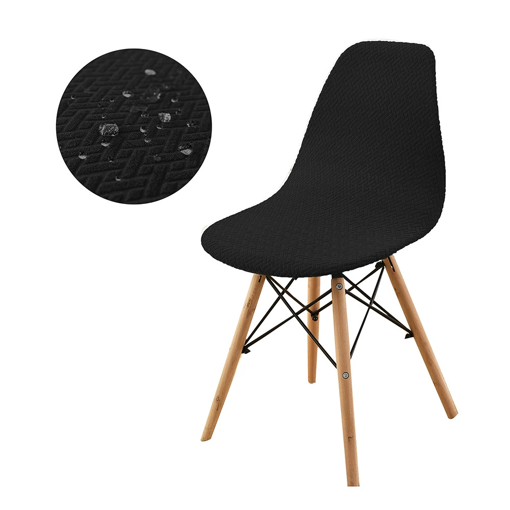 Растяжимый водонепроницаемый чехол для стула Eames shell, вязанный T-образной вязкой, эластичная нескользящая посадка, многоцветный
