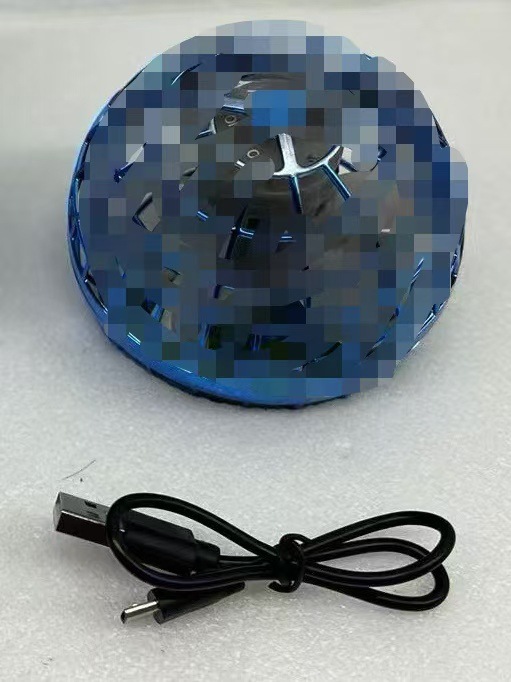 Transfronterizo inteligente inducción giroscópico balón de vuelo mágico balón de suspensión luminoso UFO platillo volador giroscopio de punta de dedo