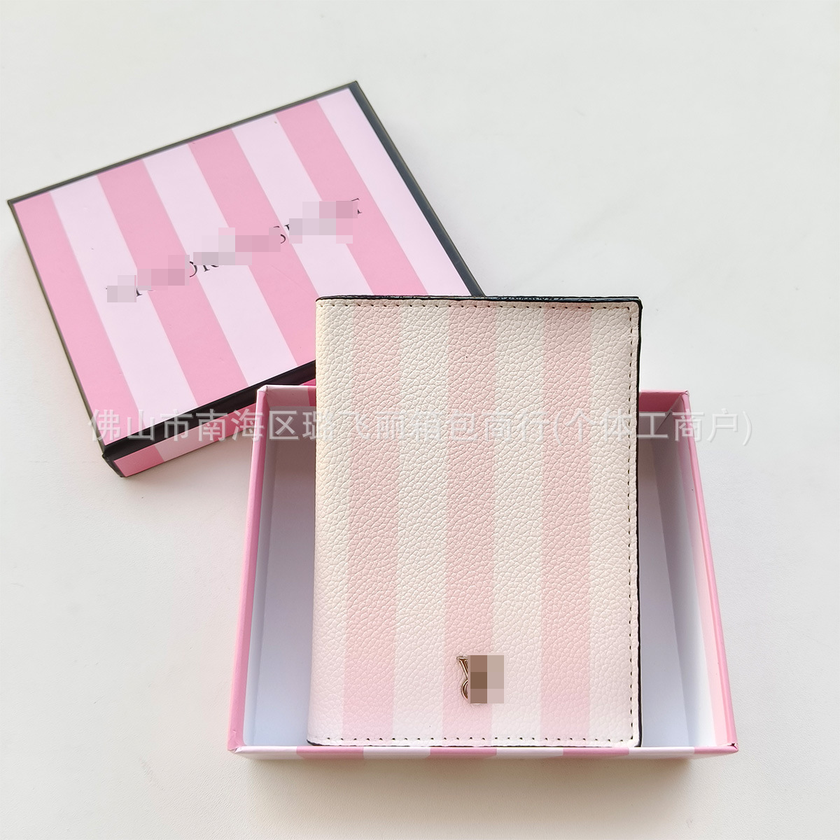 ビジネスカードケース超薄型ストライプパスポートカードバッグ外国貿易クロスボーダー証明書バッグ旅行パスポートバッグ名刺