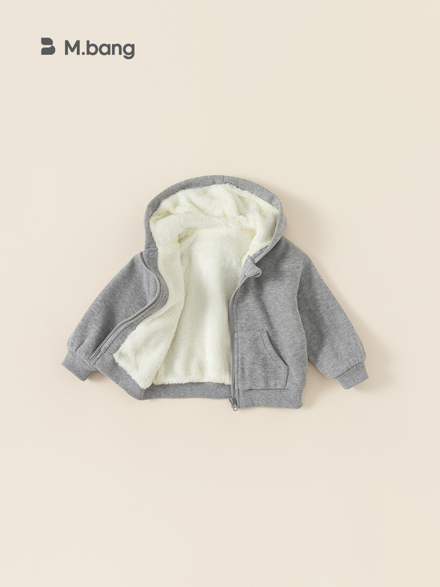 Yubao ropa infantil invierno nuevo chaqueta de camisa de niñas grueso chaqueta con capuzas cardigan de invierno