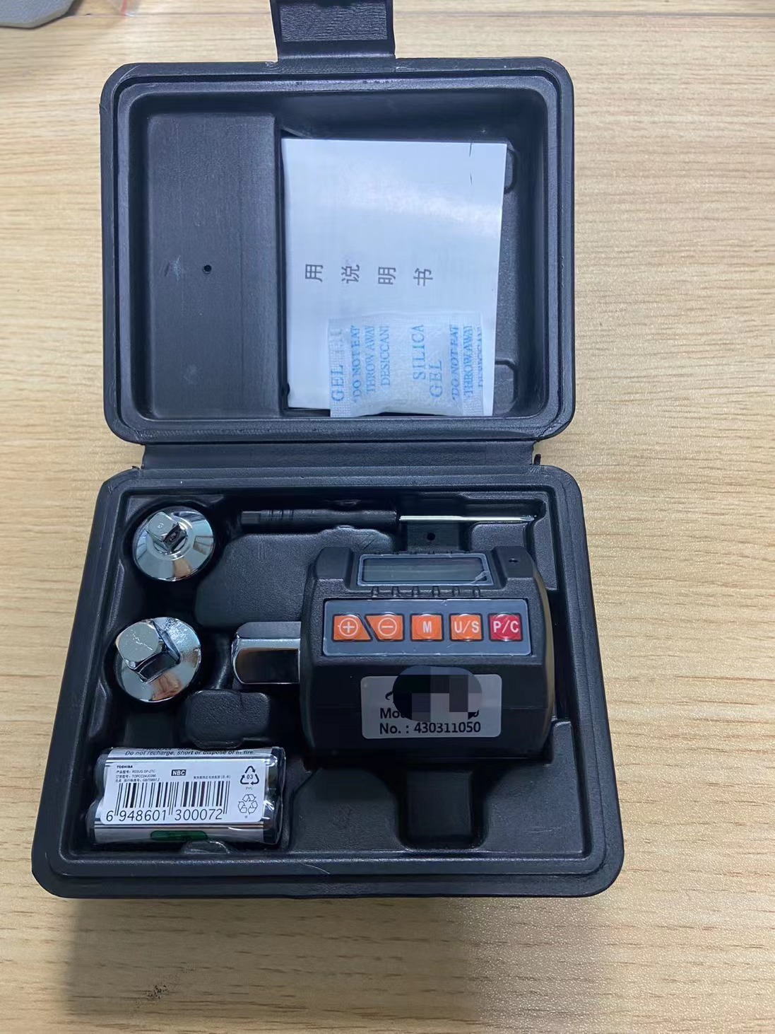 Medidor de par con pantalla digital con llave de trinquete Medidor de par con pantalla digital Medidor de par Mini probador de par