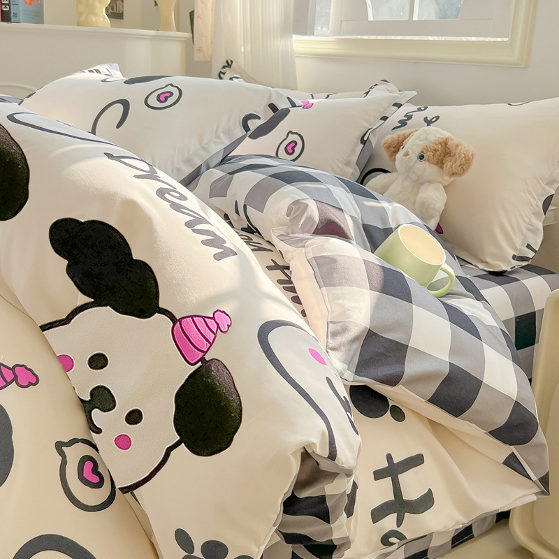学生寮6点セット、スタッフ寝具、ベッドシーツ、掛け布団カバーセット、掛け布団、マットレス、フルセット、工場卸売|undefined