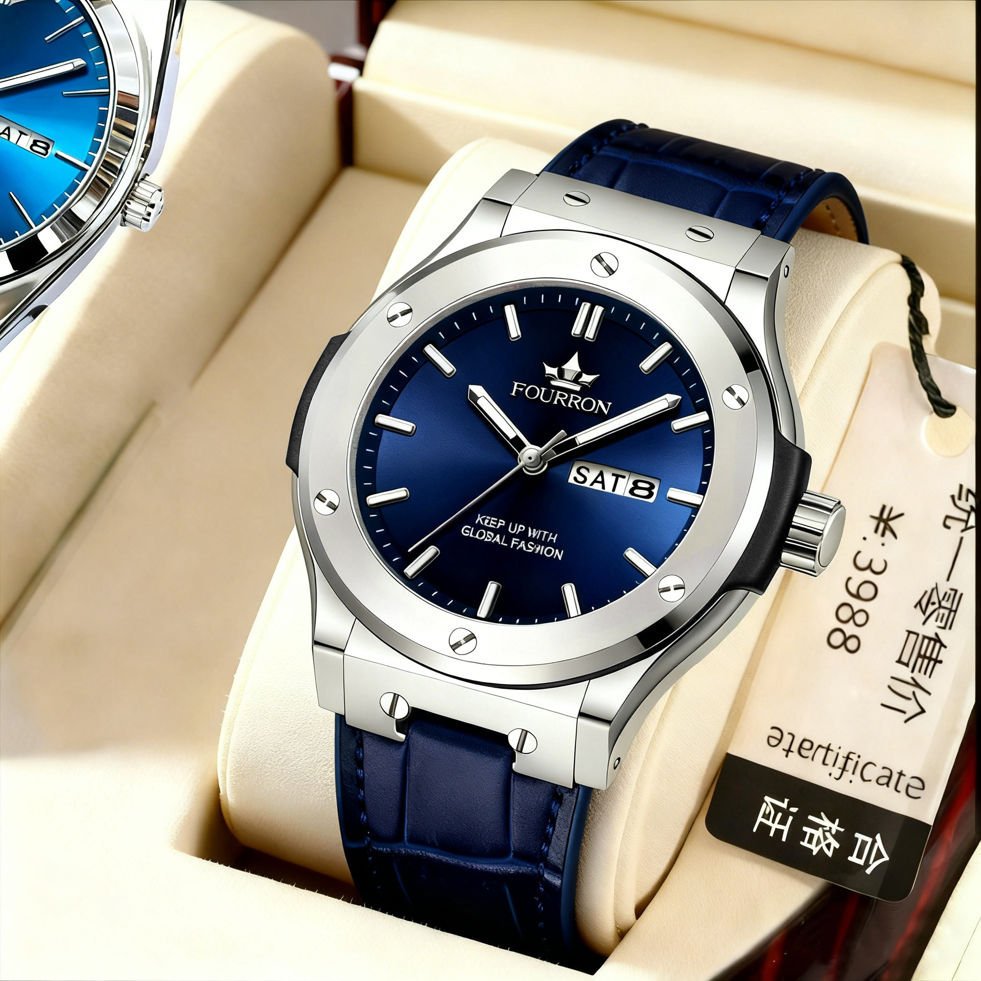 Swiss Brand Men's Watch New Waterproof Luxury Casual Quartz Watch Live Broadcast Foreign Trade Hot Model Dropshipping