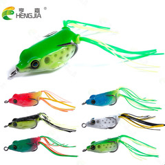 Hengjia Lure Black Minnow Frog Soft Bait Lure Soft Plastic Black Fish Micro Baits Fake Lure Wholesale Frog Small