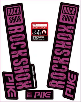 Mountain Bike Fork — Body sticker - 20