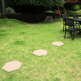 Amazon Outdoor Garden Courtyard Imitation Stone Stepping Stone Stepping Stone Lawn Passage Decorative Floor Tile Stone Tile Bluestone Slab