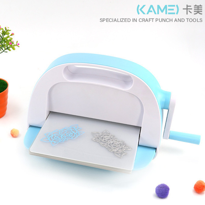 Máquina de arte en papel Kamei, troqueladora manual, corte y estampado, juguete educativo de recorte