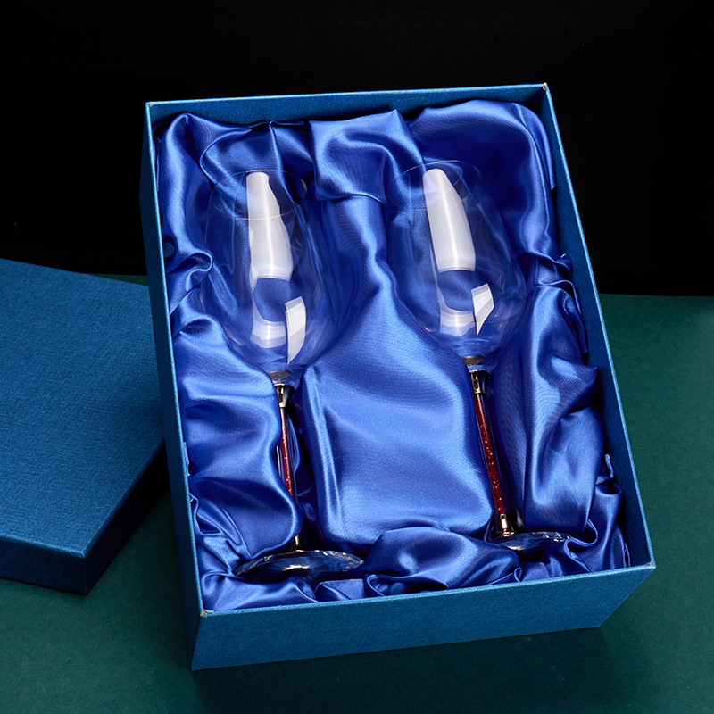 350ml 레드 다이아몬드 레드 와인 잔 선물 상자