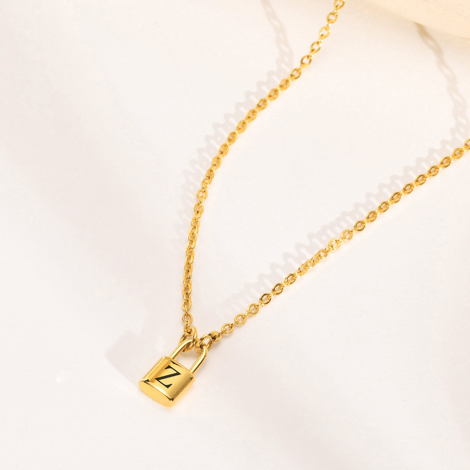 Fashion Letter Stainless Steel Plating Pendant Necklace 1 Piece