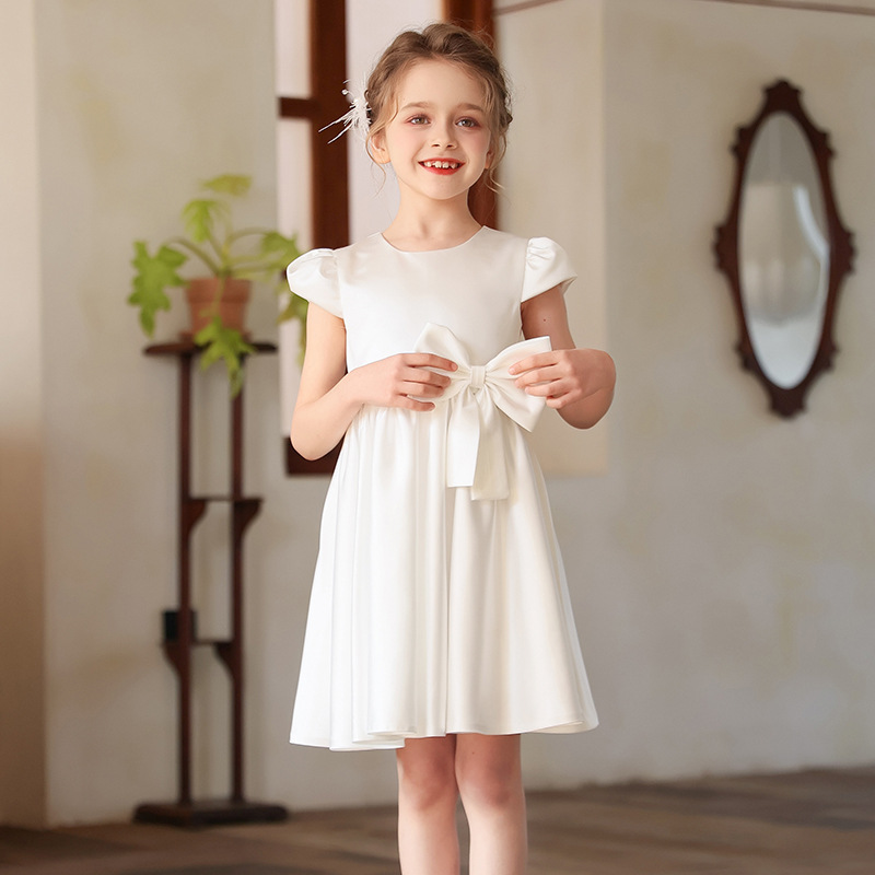 Vestido de niña, vestido de un año, niña, niña de las flores, vestido de princesa corto, vestido de piano para niños