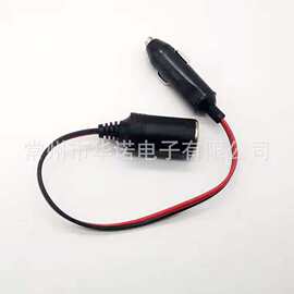 厂家直销点烟器插头带线12V/24V通用车载大电流电源线