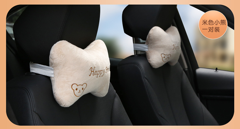 Car Headrest, Neck Pillow, Bear Pillow, Car Neck Pillow, Car Pillow, Cute Car Seat, Car Cervical Spine Pillow