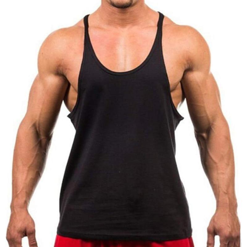 Men's Stringer Tank Tops Muscule Cut Bodybuilding Gym Vest|ms