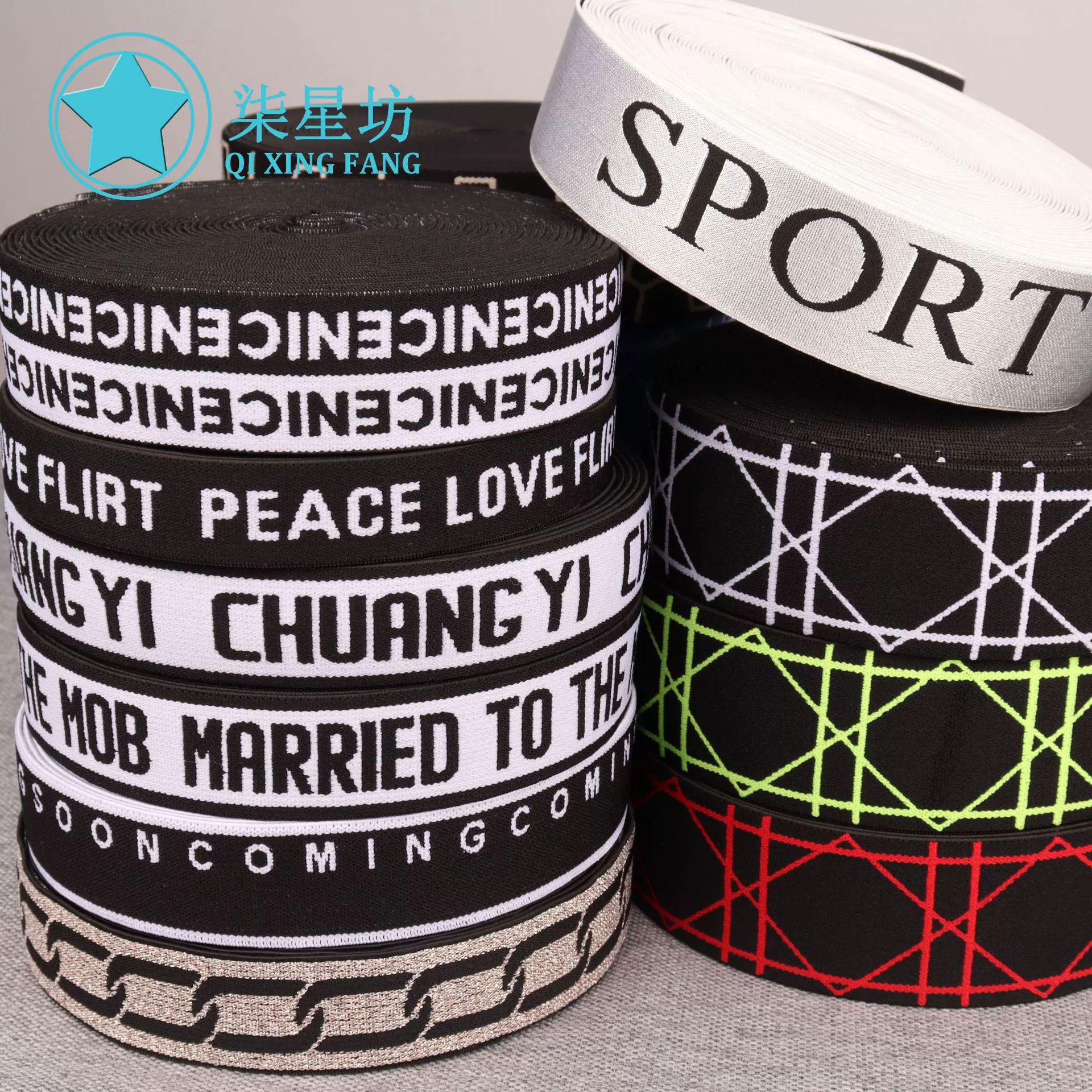 Производитель спот леопардовый эластичный LOVE алфавит английский ремень спот SPORT мужская талия голова NICE жаккард эластичный