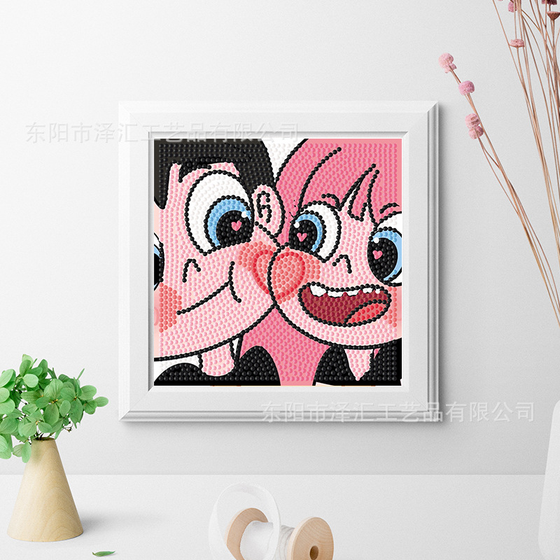 Nuevos niños 5d educativos rhinestone pintura hecha a mano DIY diamante pintura juguete creativo dibujos animados princesa serie image 22