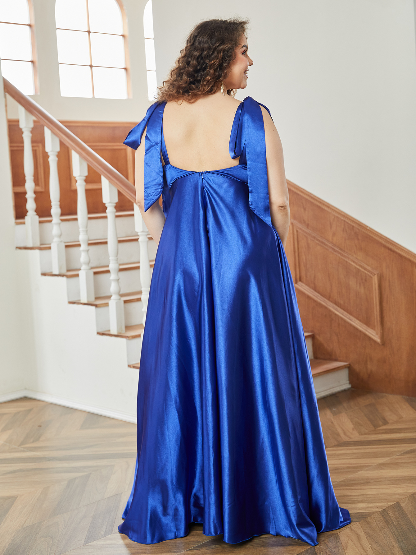 Gran tamaño de ropa de mujer Europa y América comercio exterior ropa de mujer nuevo estilo sin mangas correa gran vestido de fiesta vestido largo