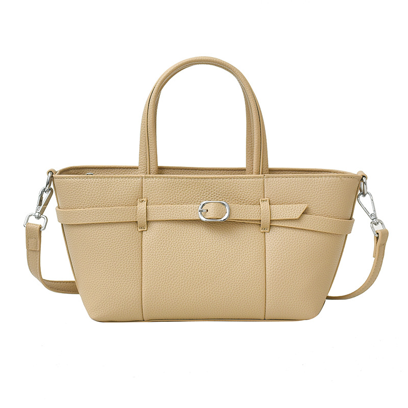 Bolso femenino 2025 nuevo patrón de lichi retro bolso de mensajero de un solo hombro para viajes diarios