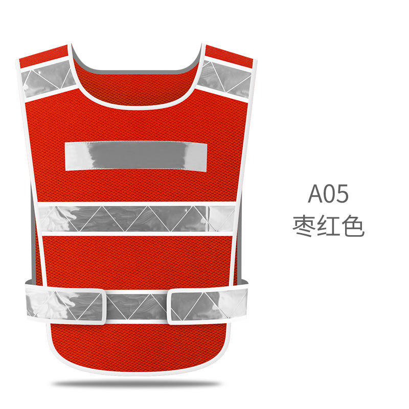 chaleco de seguridad reflectante de tráfico, chaleco de seguridad reflectante para automóviles, chaleco amarillo fluorescente de protección de seguridad del conductor