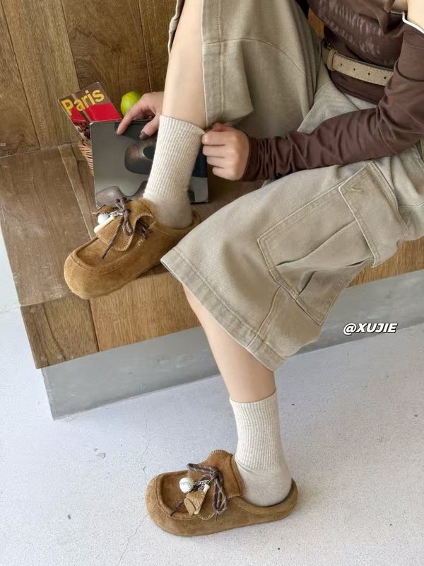 平底百搭软底包头拖鞋女2025新款女款外穿勃肯半鞋拖鞋防滑不累脚|undefined