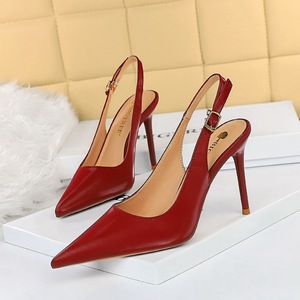 869-15 European and American contracted the stiletto heel lighter pointed hollow out after strappy sexy nightclub show t