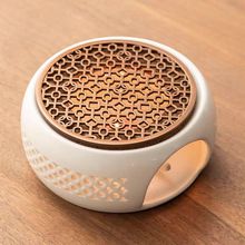 轻奢高档暖温茶炉花茶壶蜡烛煮茶炉陶瓷底座加热炉保温明火煮茶器