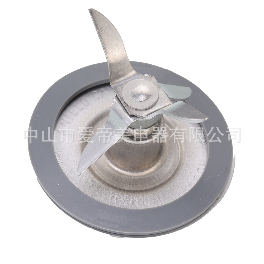 Base de cuchilla de mezcladora comercial de acero inoxidable 4 cuchillas cabezas de cuchilla adaptadas al exprimidor de zumo Oster con anillo de sellado conjunto de cuchilla de reemplazo