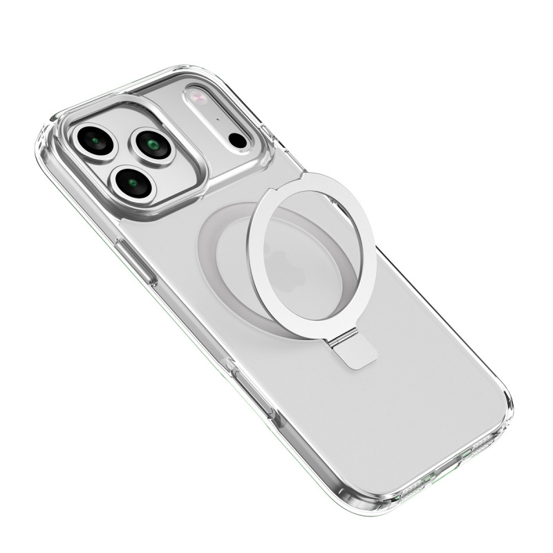 Apple 17 肌感触磁気不可視支点ケース iPhone16promax スタンド携帯電話ケースに適した新しいクロスボーダー|undefined