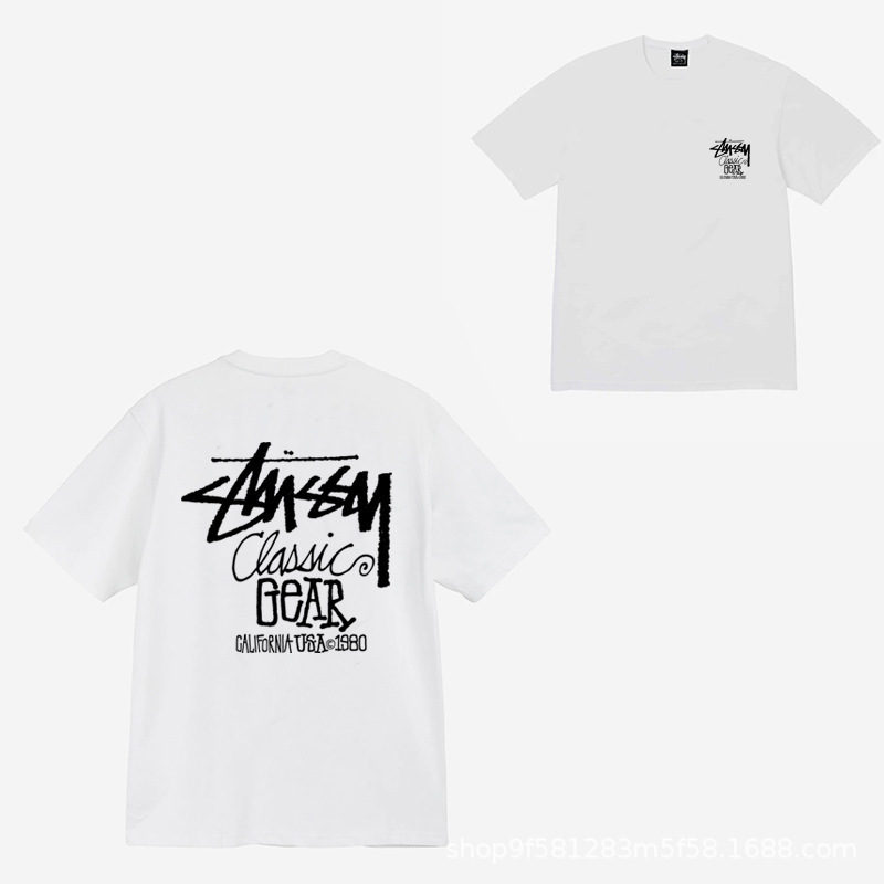STU 25SS 新品 STU 高品質純綿 男女同型半袖Tシャツ トレンドブランド服|undefined
