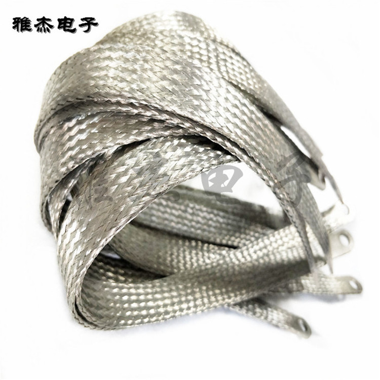 耐用一体式焊接铜编织线软连接构造 - 镀锡铜导电带 铜软连接