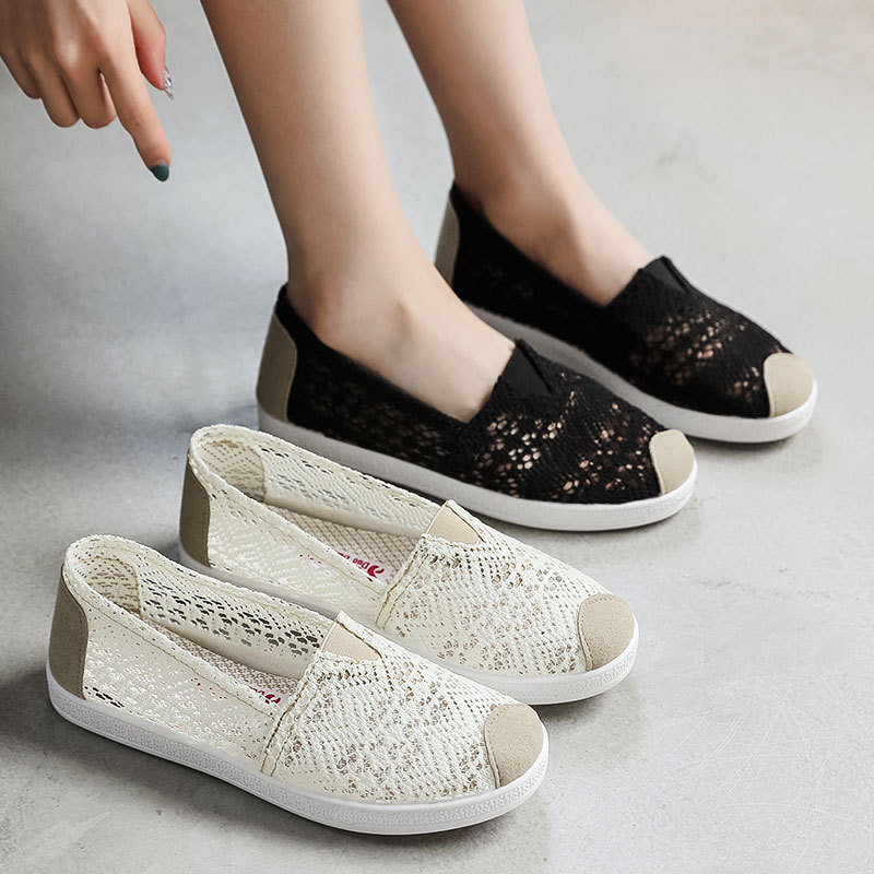 Fisherman Shoes for Women 2025 Summer Cut Out Sandals Export Slip-On Flats Mother's Shoes Cross-Border Non-Slip Lazy Shoes for Women Fisherman Shoes for Women 2025 Summer Cut Out Sandals Export Slip-On Flats Mother's Shoes Cross-Border Non-Slip Lazy Shoes for Women