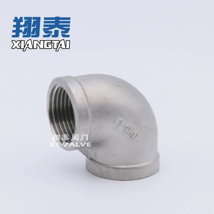 Нержавеющая сталь 90 градусов колена (Equal Elbow) Внутренняя проволока колена силиконового золя литья материал 316 NPTF