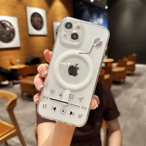 Magsafe Transparent Magnetic Paw Patrol Case for Apple iPhone 16 Pro Max, 13 Cartoon Style, 15 Pro Personality, 12