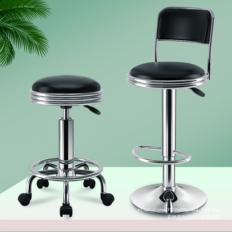 Computer Chair, Home Desk Stool, Comfortable Office Chair, Backrest, Wheeled Stool, Student Dormitory Seat, Lift Swivel Chair