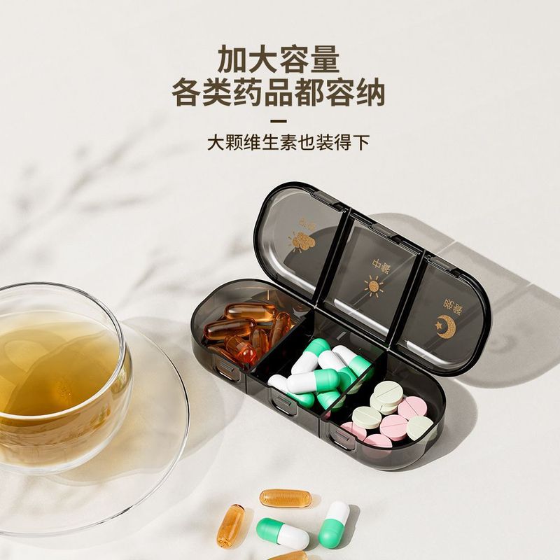 药盒便携小密封分格一日三餐一周七天药品保健品收纳盒厂家直销|undefined