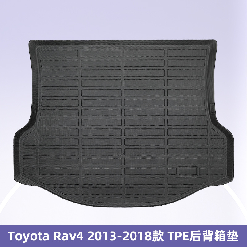 Aplicable a TOYOTA RAV4 2013 - 2025 3D todo el tiempo TPE cojín de pie cojín de colateral