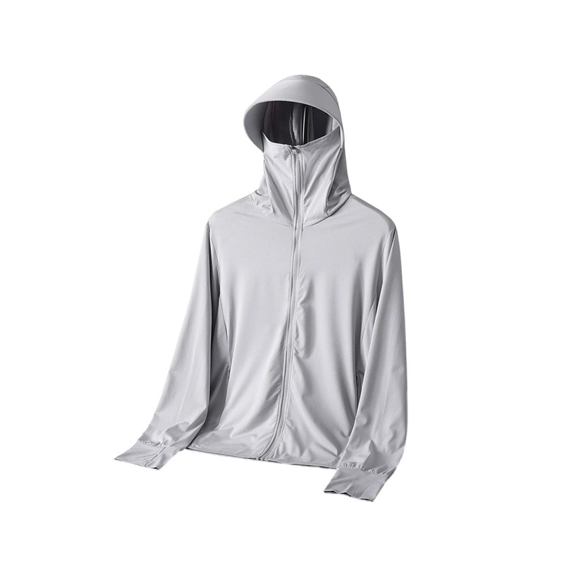 Summer silk breathable sun protection clothing for men and women, jacket, UV protection, oversize